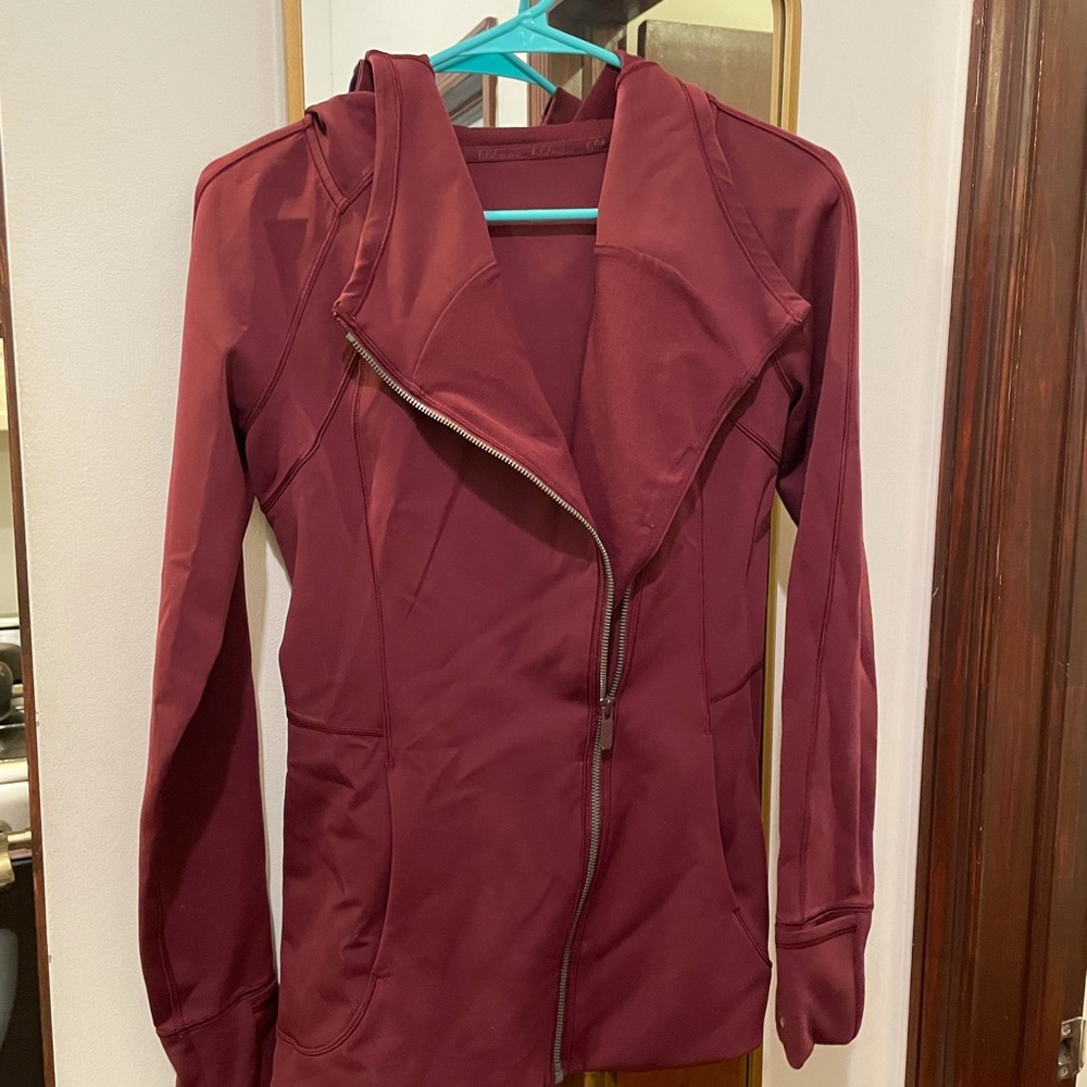 Lululemon side zip up hoodie, every journey hoodie garnet